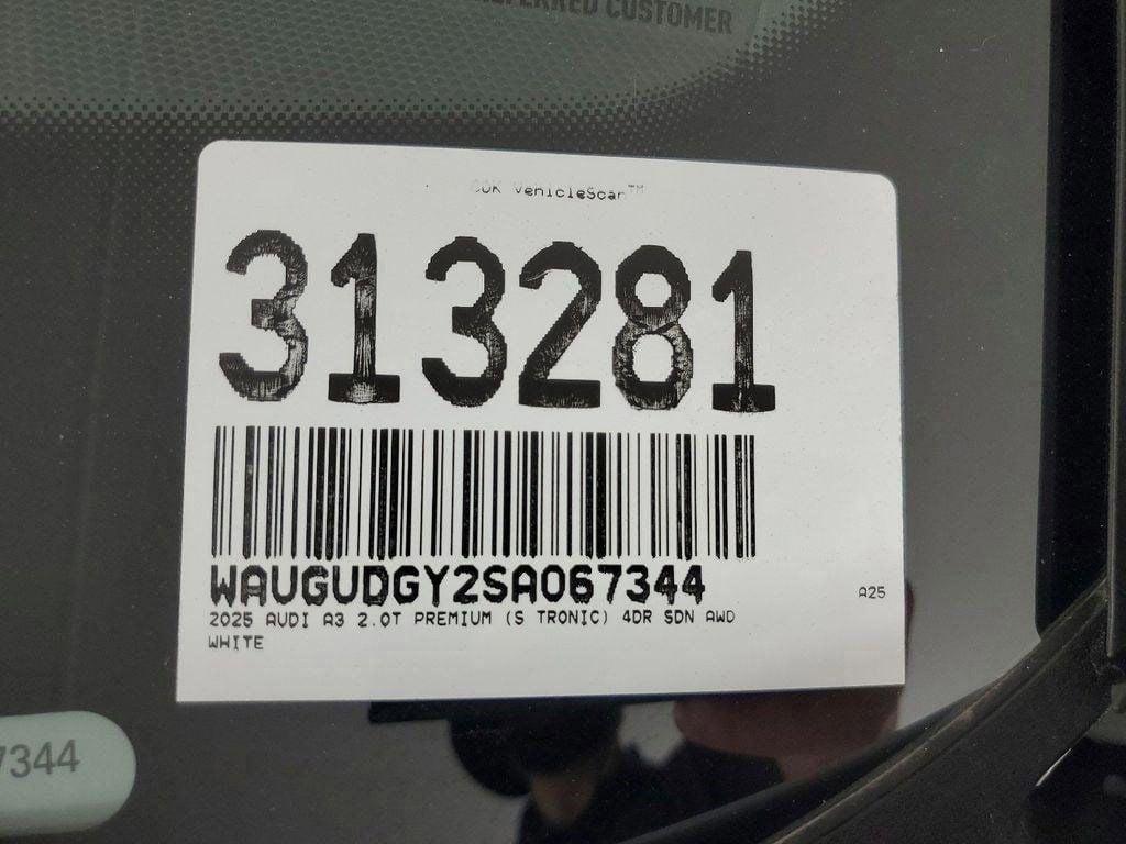 new 2025 Audi A3 car, priced at $38,395