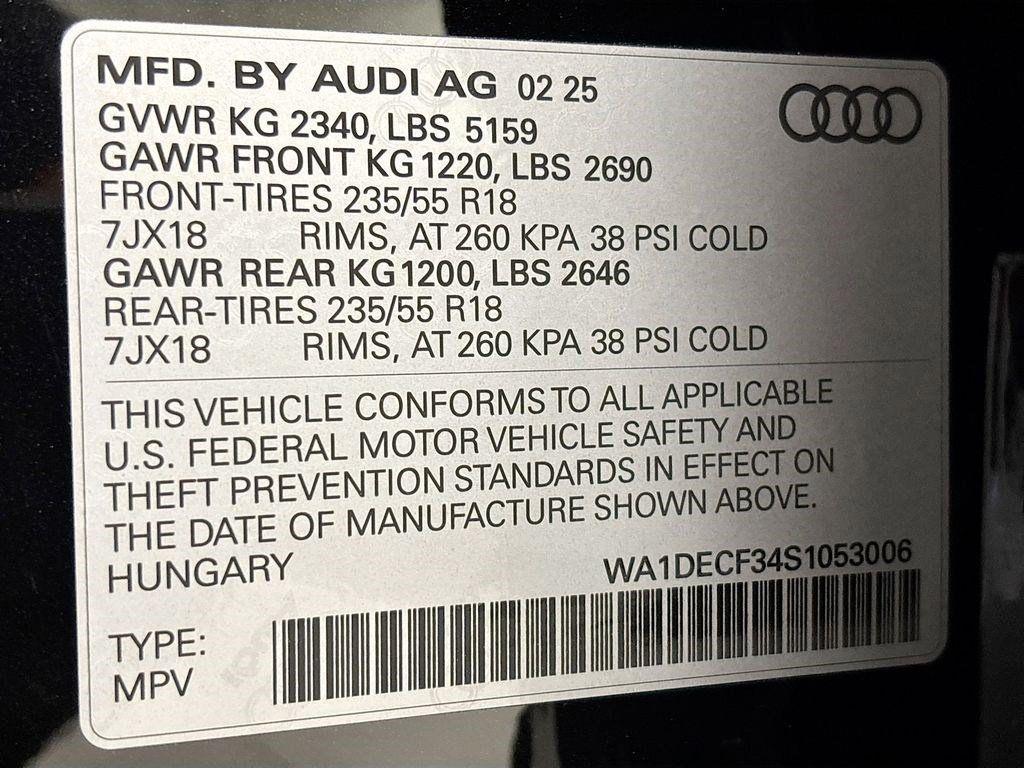 new 2025 Audi Q3 car, priced at $41,560