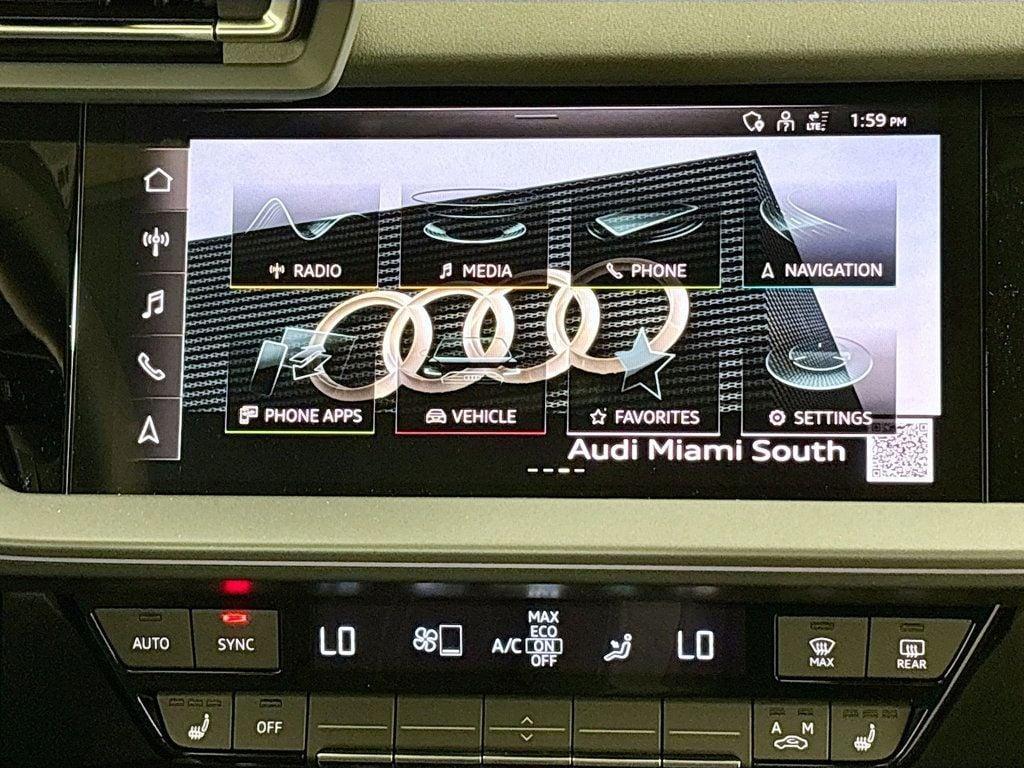 new 2025 Audi A3 car, priced at $42,185