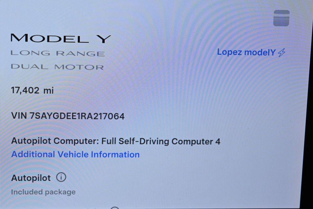 used 2024 Tesla Model Y car, priced at $32,900