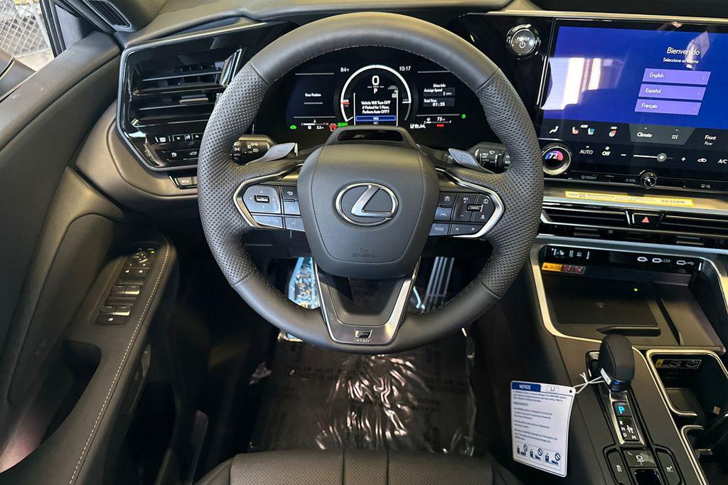 new 2025 Lexus TX 500h car, priced at $74,848