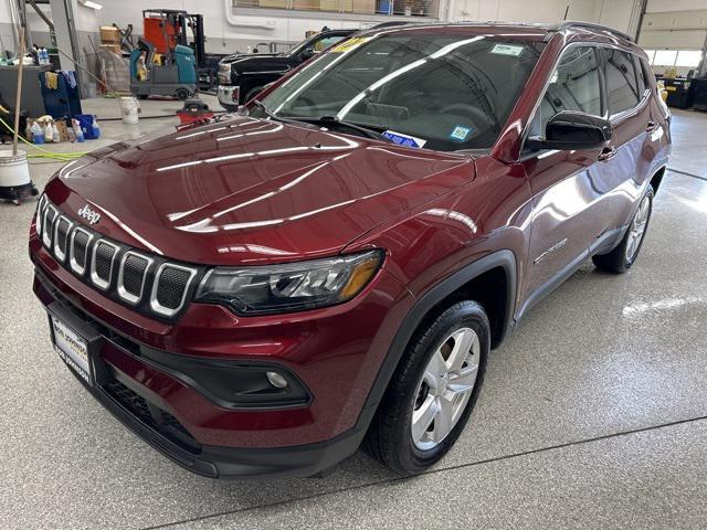 used 2022 Jeep Compass car, priced at $23,422