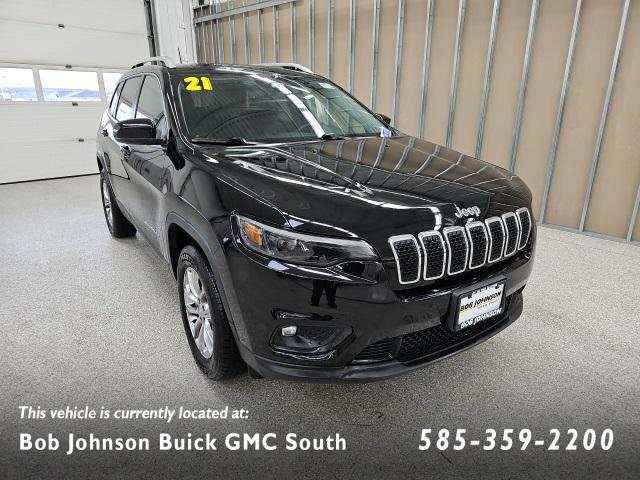 used 2021 Jeep Cherokee car, priced at $23,437