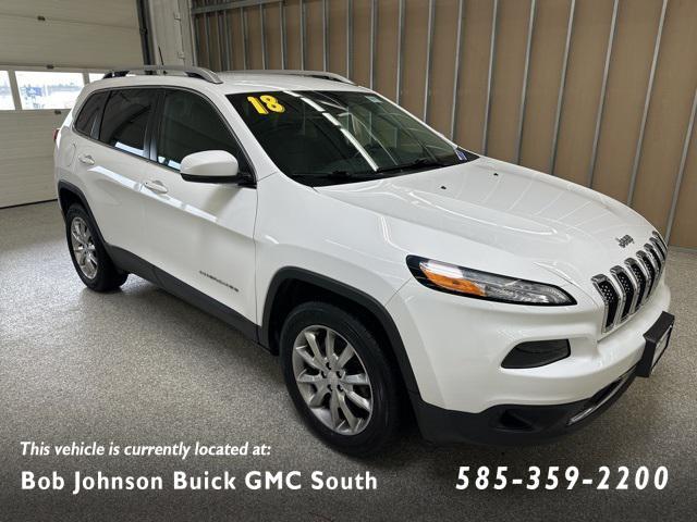 used 2018 Jeep Cherokee car, priced at $16,488