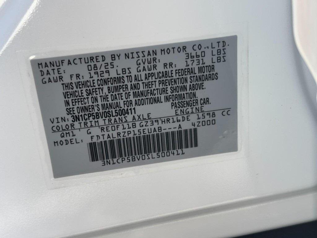 new 2025 Nissan Kicks car, priced at $21,865