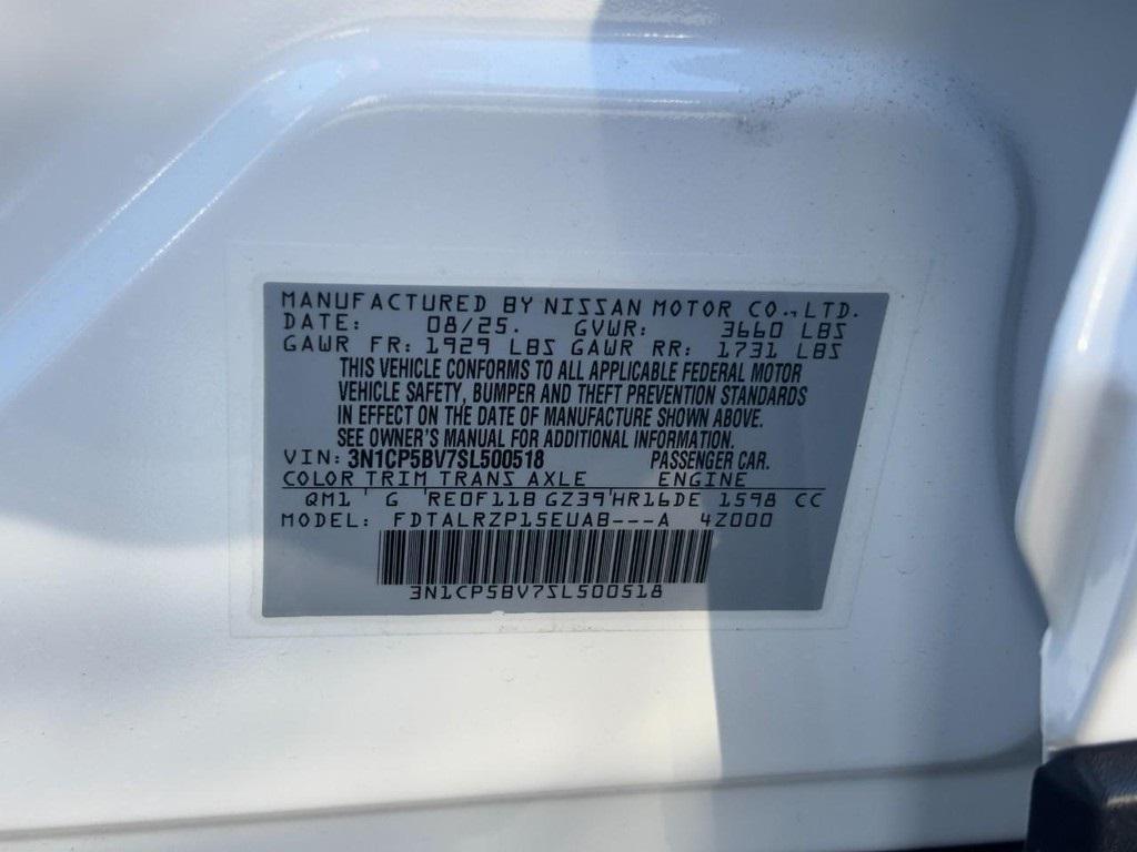 new 2025 Nissan Kicks car, priced at $21,865