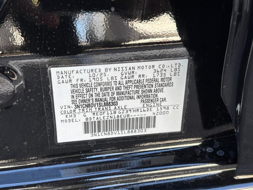 new 2025 Nissan Versa car, priced at $17,825