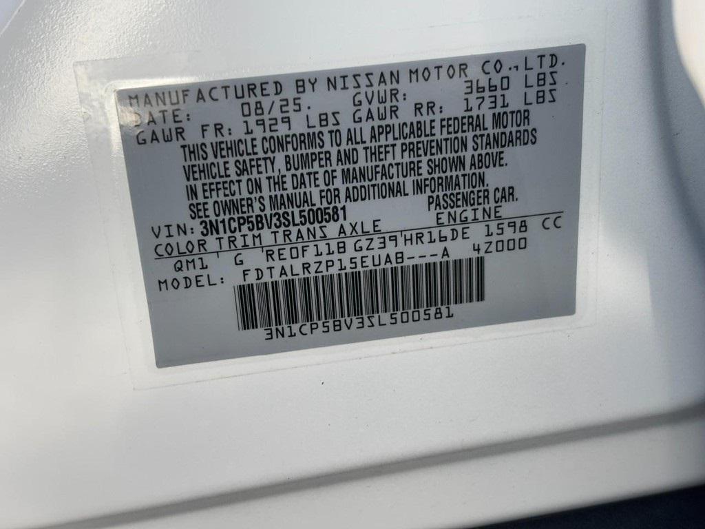 new 2025 Nissan Kicks car, priced at $21,865