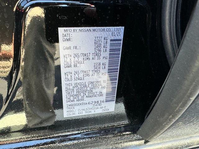 new 2025 Nissan Frontier car, priced at $41,660