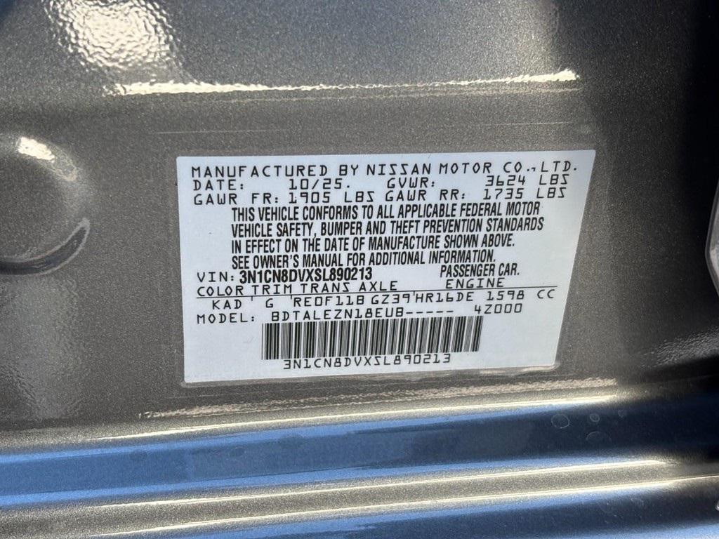 new 2025 Nissan Versa car, priced at $17,500