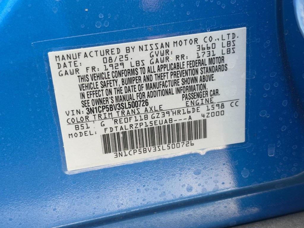 new 2025 Nissan Kicks car, priced at $21,865