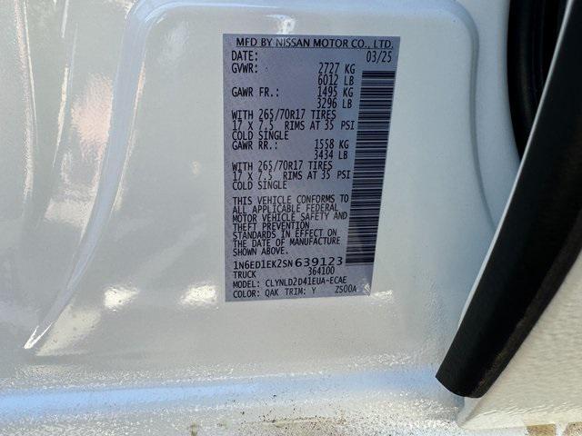 new 2025 Nissan Frontier car, priced at $46,540