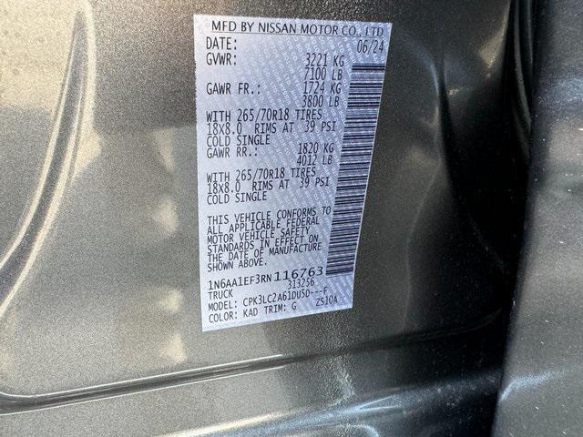 new 2024 Nissan Titan car, priced at $45,230