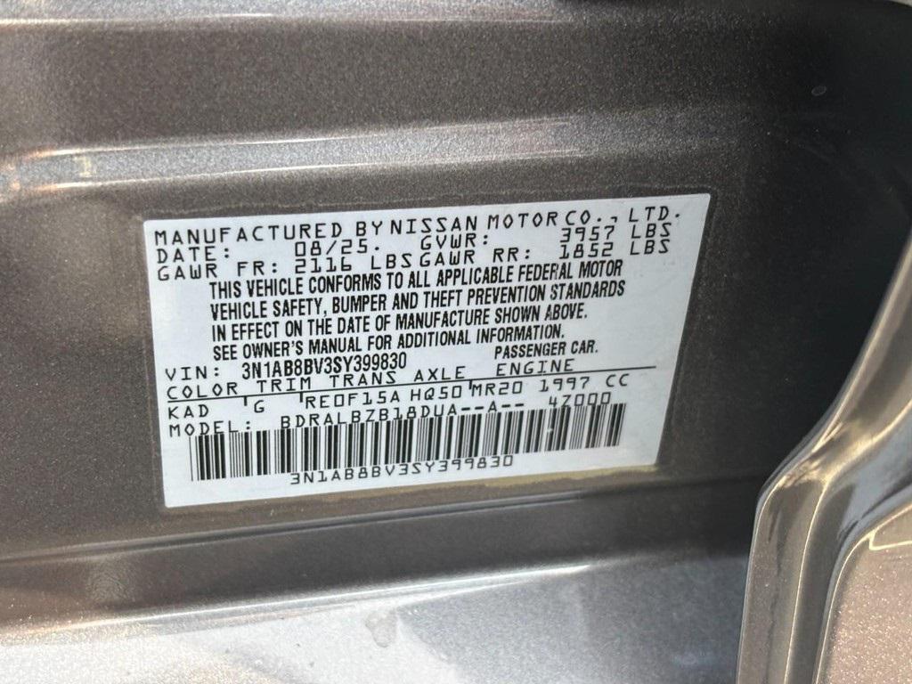 new 2025 Nissan Sentra car, priced at $20,560