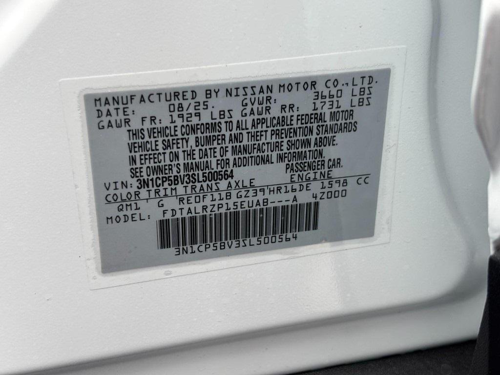 new 2025 Nissan Kicks car, priced at $21,865