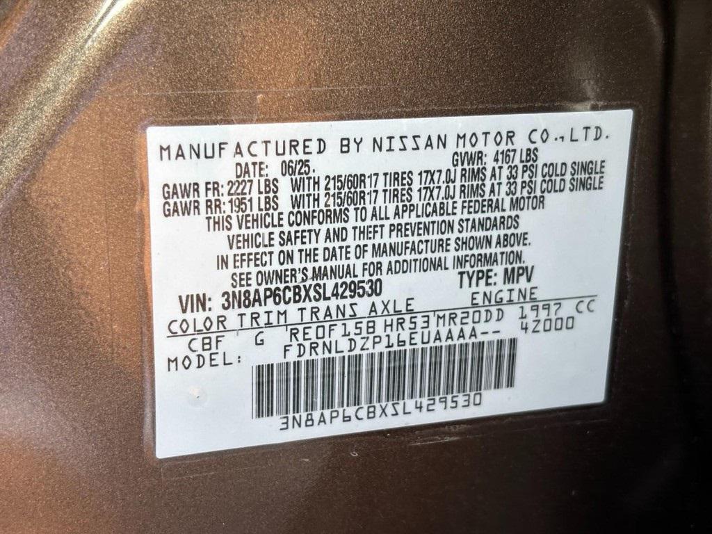 new 2025 Nissan Kicks car, priced at $26,805