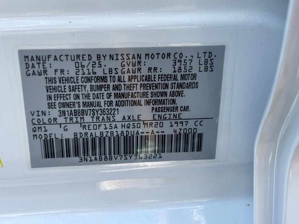 new 2025 Nissan Sentra car, priced at $21,075