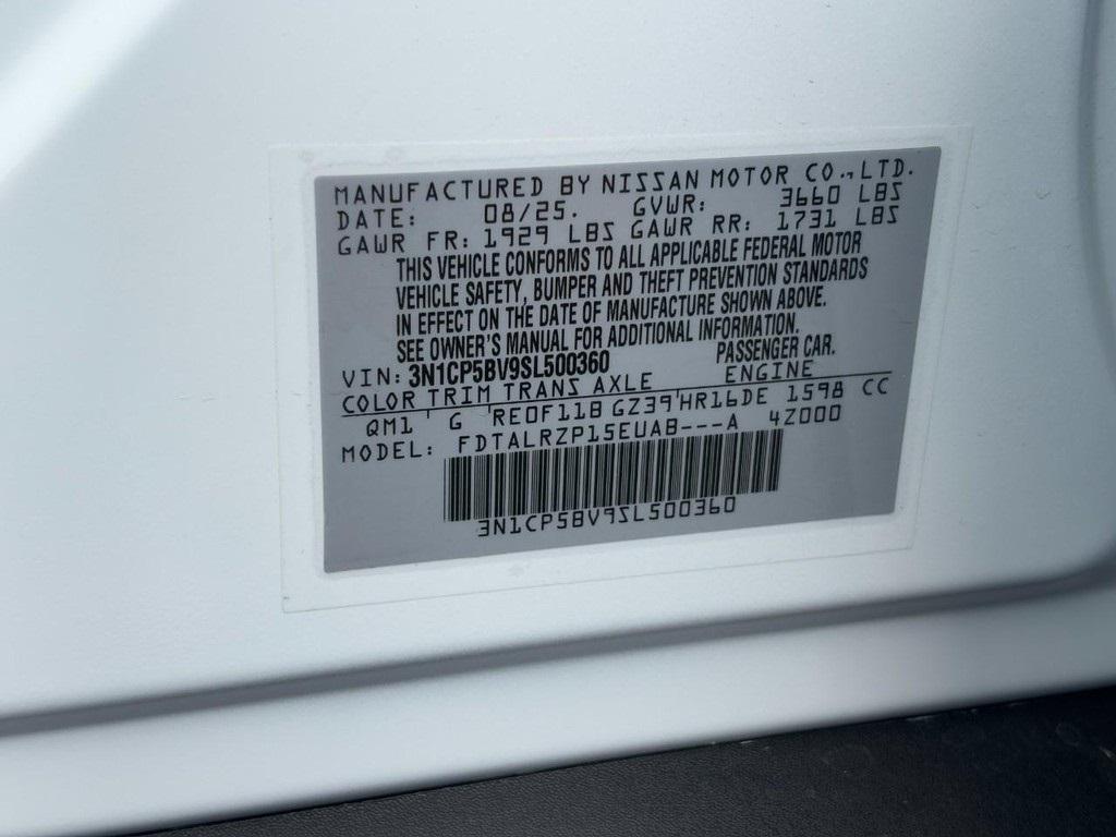 new 2025 Nissan Kicks car, priced at $21,865