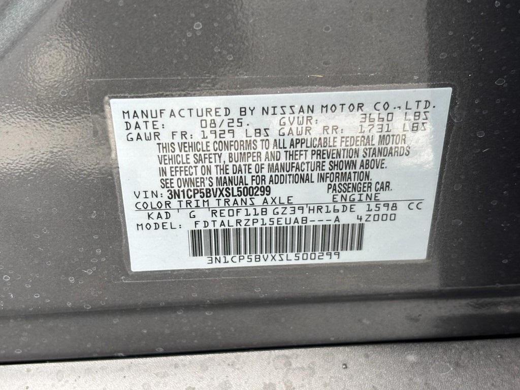 new 2025 Nissan Kicks car, priced at $21,865