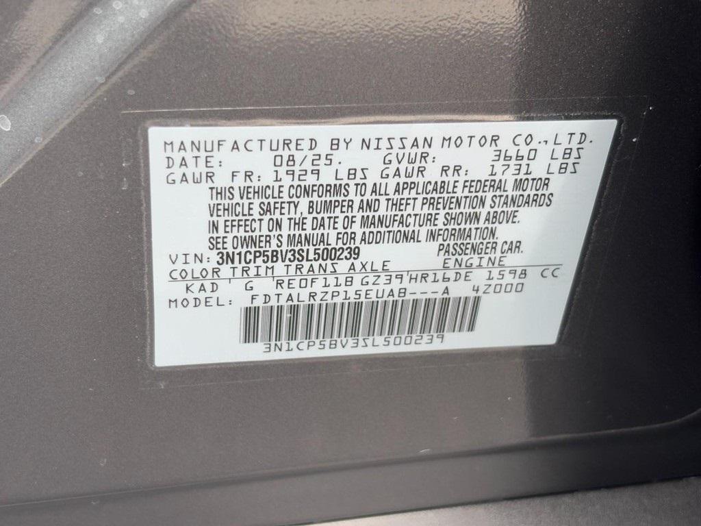 new 2025 Nissan Kicks car, priced at $21,865