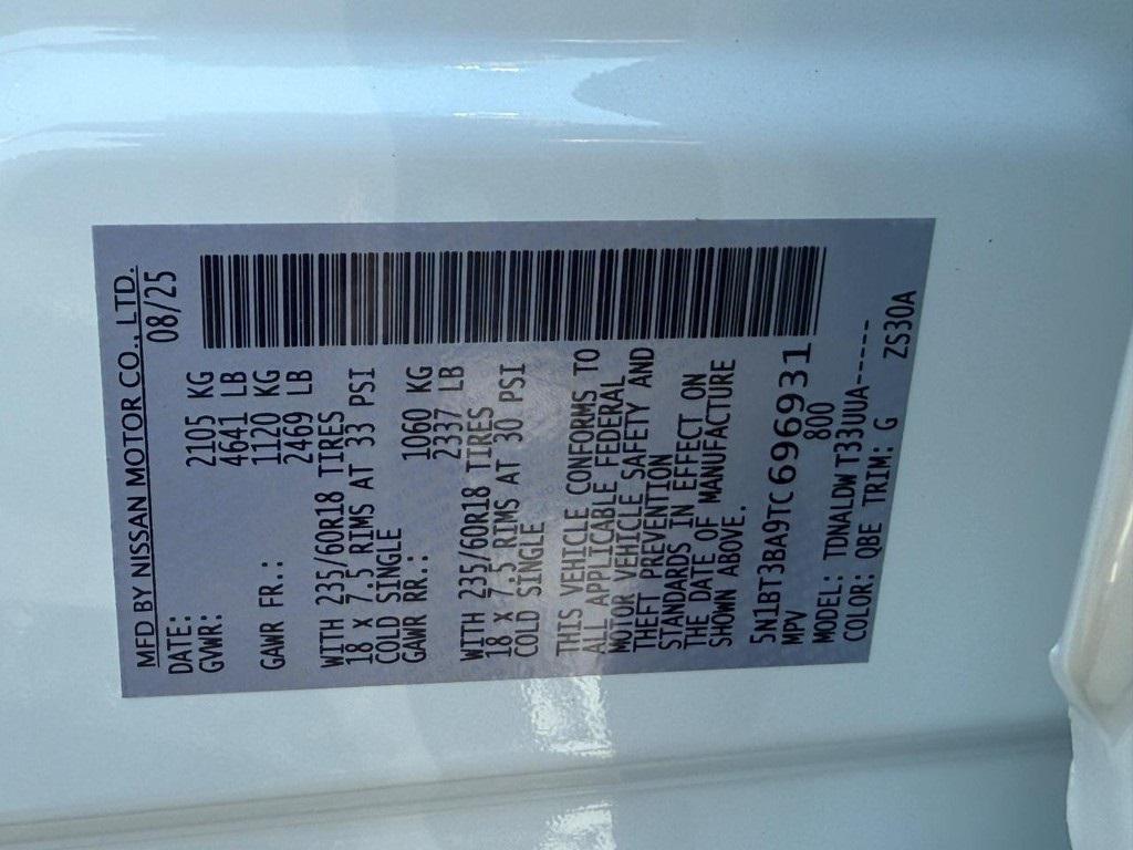 new 2026 Nissan Rogue car, priced at $28,650