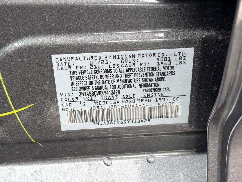 new 2025 Nissan Sentra car, priced at $22,100