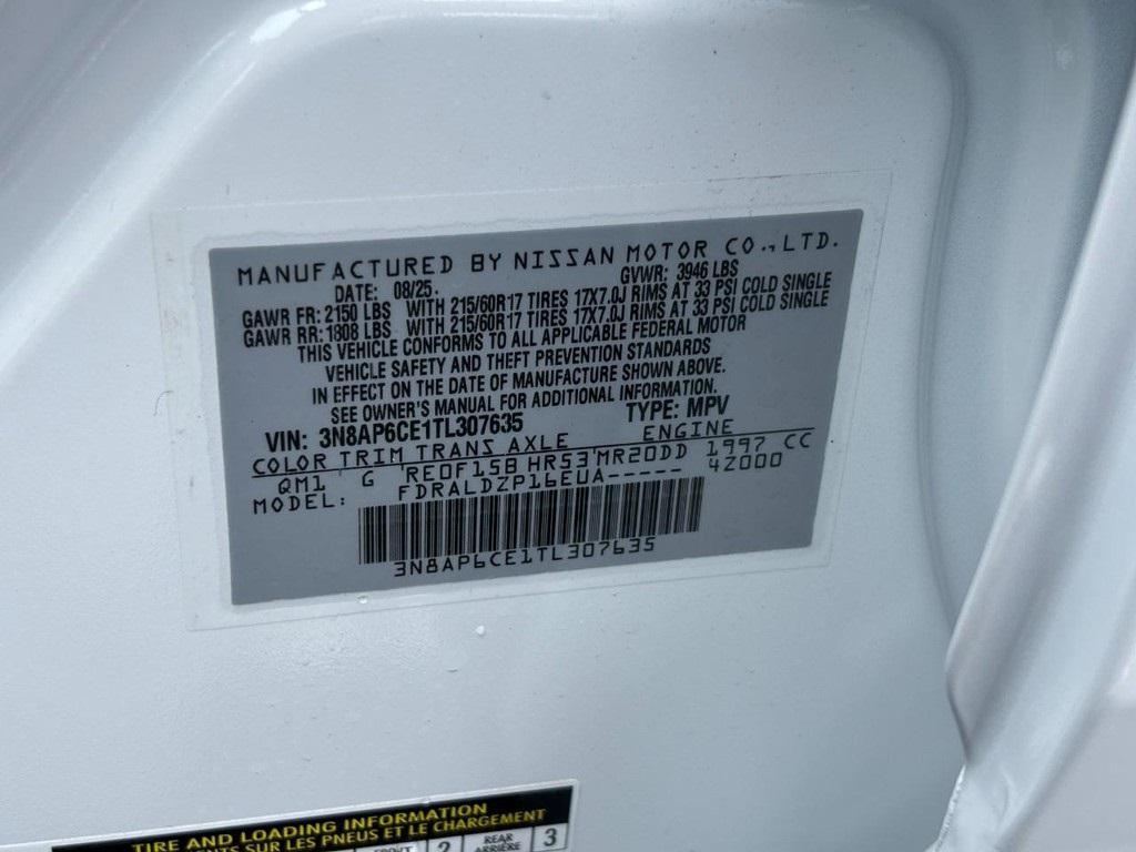 new 2026 Nissan Kicks car, priced at $23,695