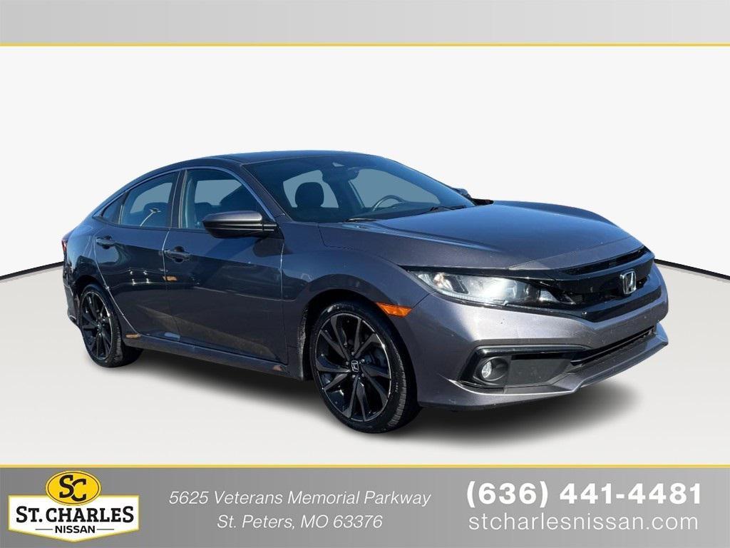 used 2021 Honda Civic car, priced at $19,595
