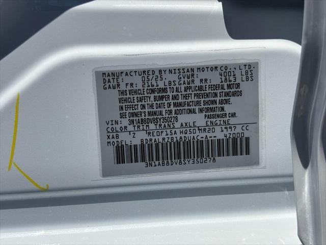 new 2025 Nissan Sentra car, priced at $24,445