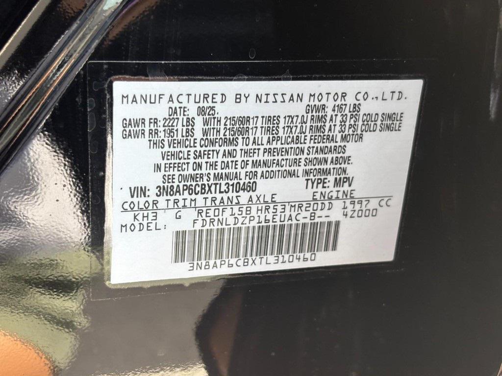 new 2026 Nissan Kicks car, priced at $26,890