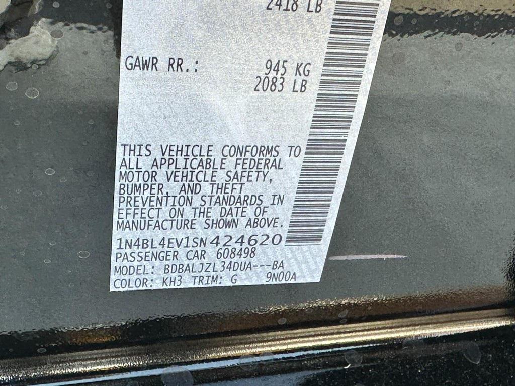 new 2025 Nissan Altima car, priced at $31,835