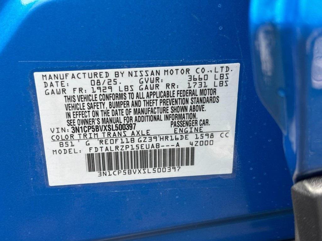 new 2025 Nissan Kicks car, priced at $21,865