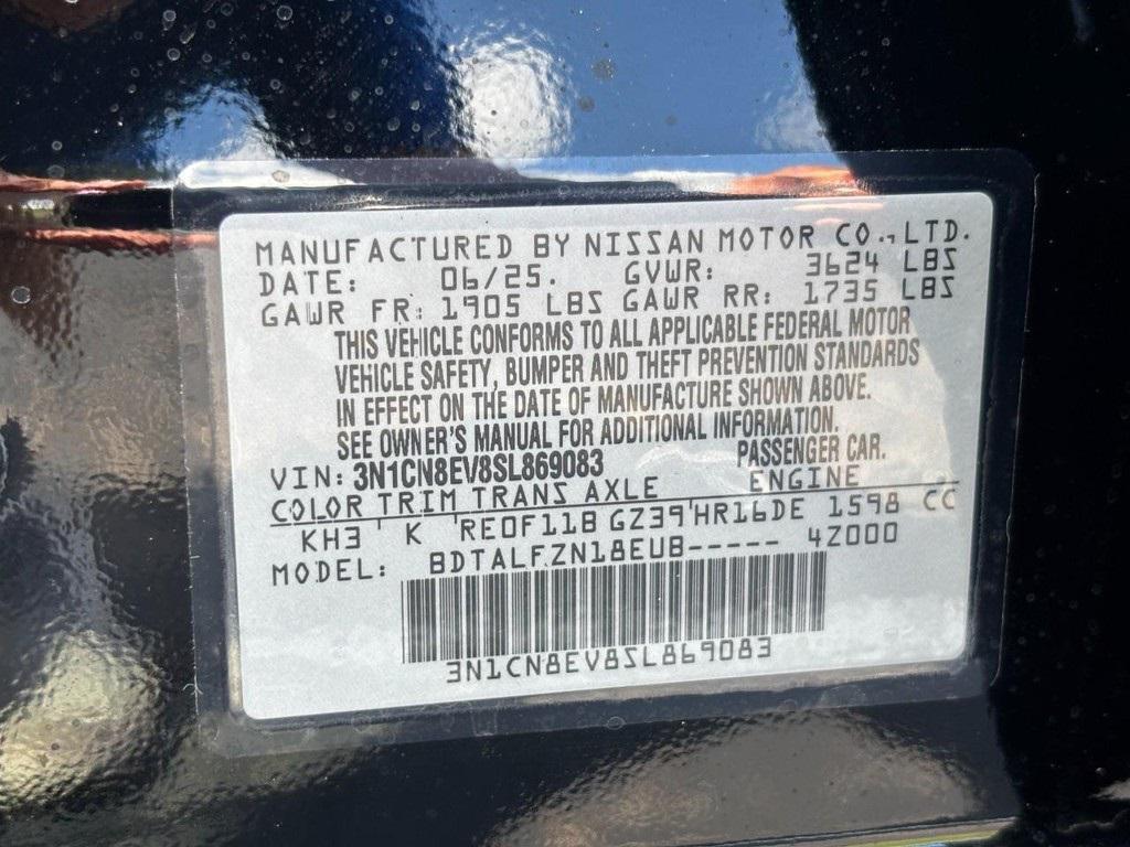 new 2025 Nissan Versa car, priced at $20,635
