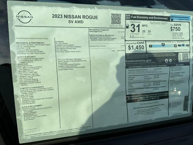 used 2023 Nissan Rogue car, priced at $26,995