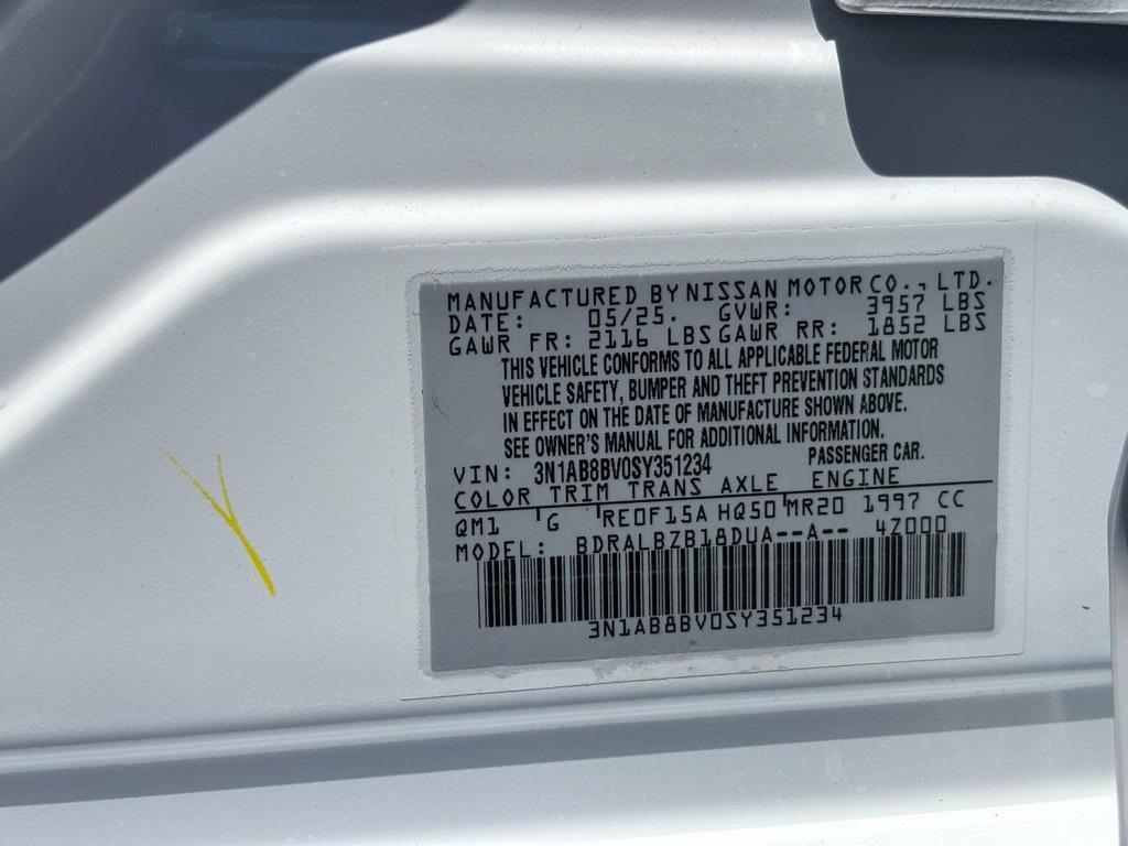 new 2025 Nissan Sentra car, priced at $21,310