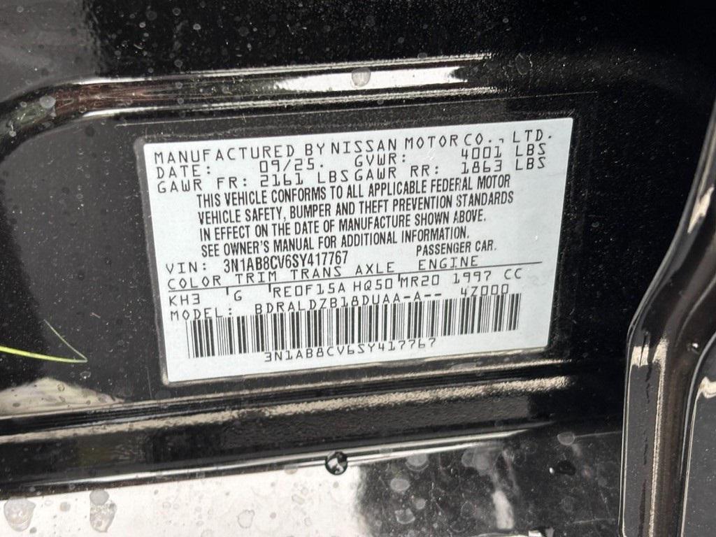 new 2025 Nissan Sentra car, priced at $22,150