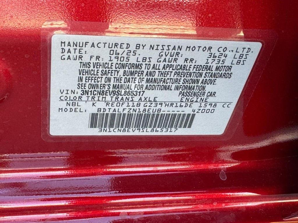 new 2025 Nissan Versa car, priced at $21,045