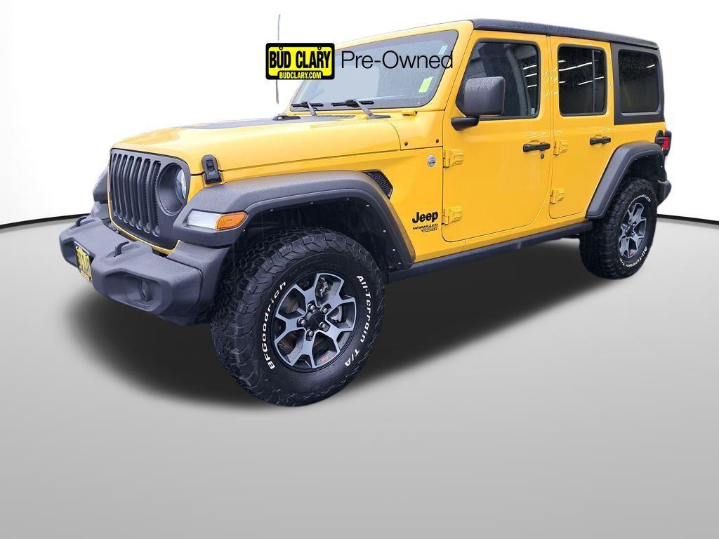 used 2021 Jeep Wrangler Unlimited car, priced at $33,284