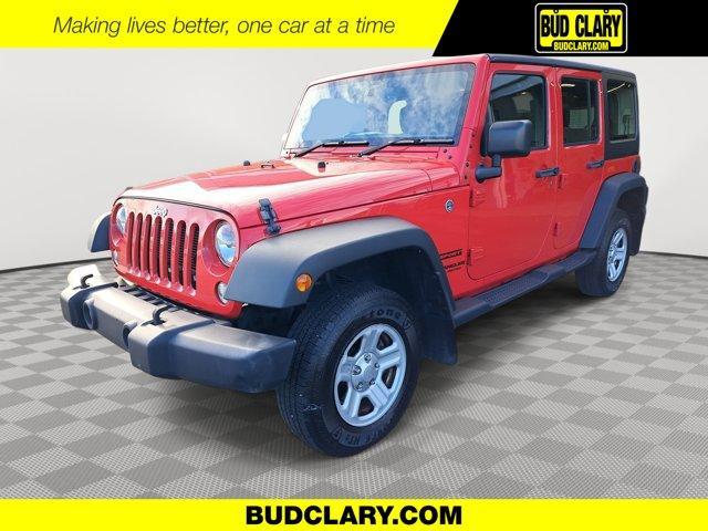used 2016 Jeep Wrangler Unlimited car, priced at $18,971