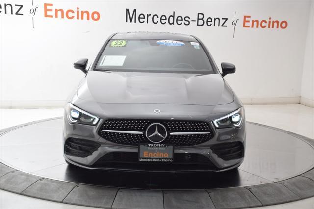 used 2022 Mercedes-Benz CLA 250 car, priced at $32,997