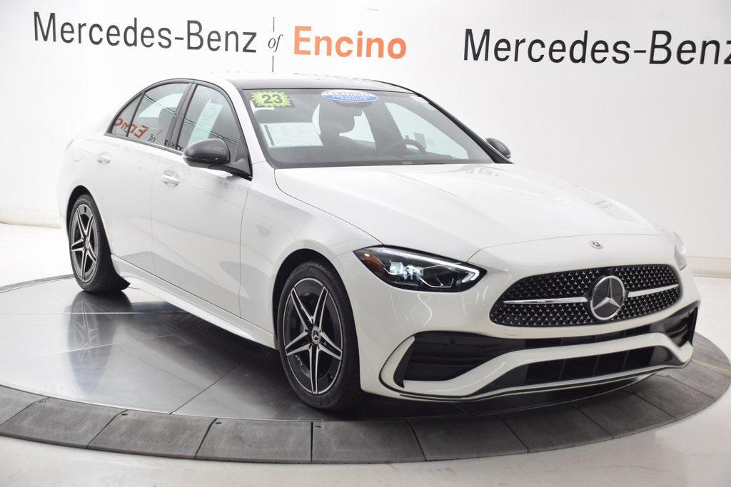 used 2023 Mercedes-Benz C-Class car, priced at $38,997