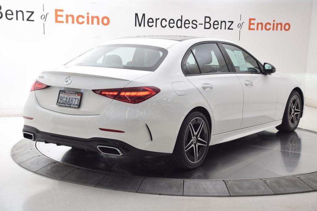 used 2023 Mercedes-Benz C-Class car, priced at $38,997