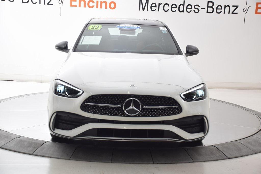 used 2023 Mercedes-Benz C-Class car, priced at $38,997