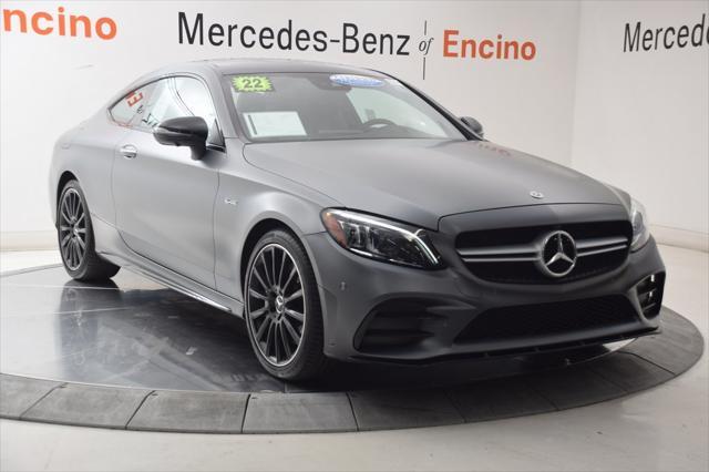 used 2022 Mercedes-Benz AMG C 43 car, priced at $53,997