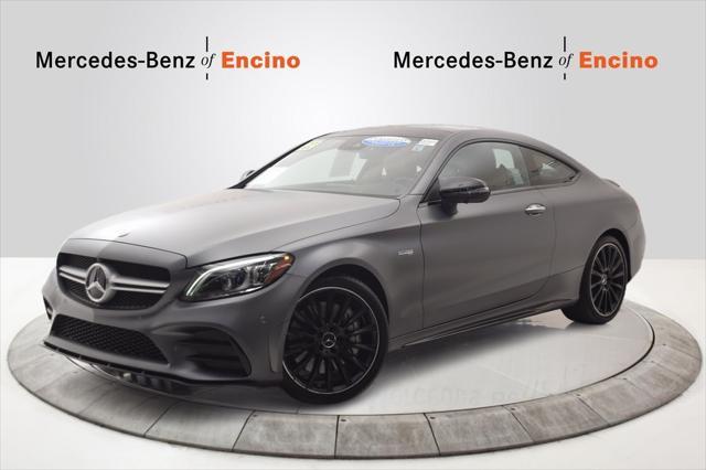 used 2022 Mercedes-Benz AMG C 43 car, priced at $53,997