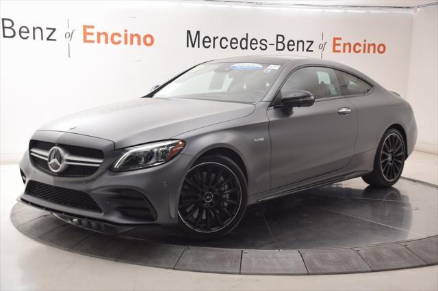 used 2022 Mercedes-Benz AMG C 43 car, priced at $53,997