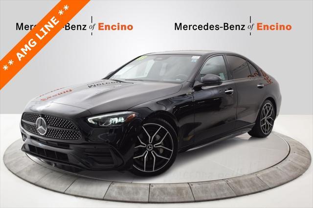 used 2022 Mercedes-Benz C-Class car, priced at $31,998