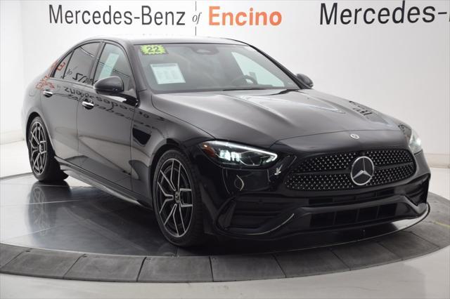 used 2022 Mercedes-Benz C-Class car, priced at $31,998