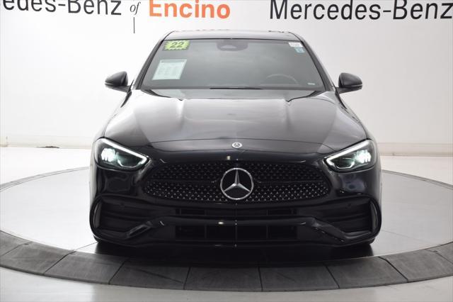 used 2022 Mercedes-Benz C-Class car, priced at $31,998