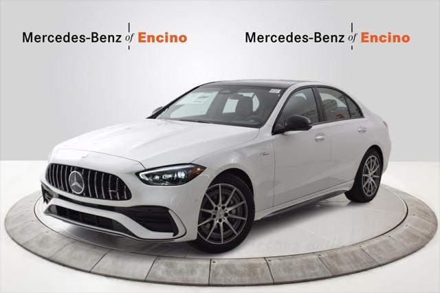 new 2025 Mercedes-Benz AMG C 43 car, priced at $70,865